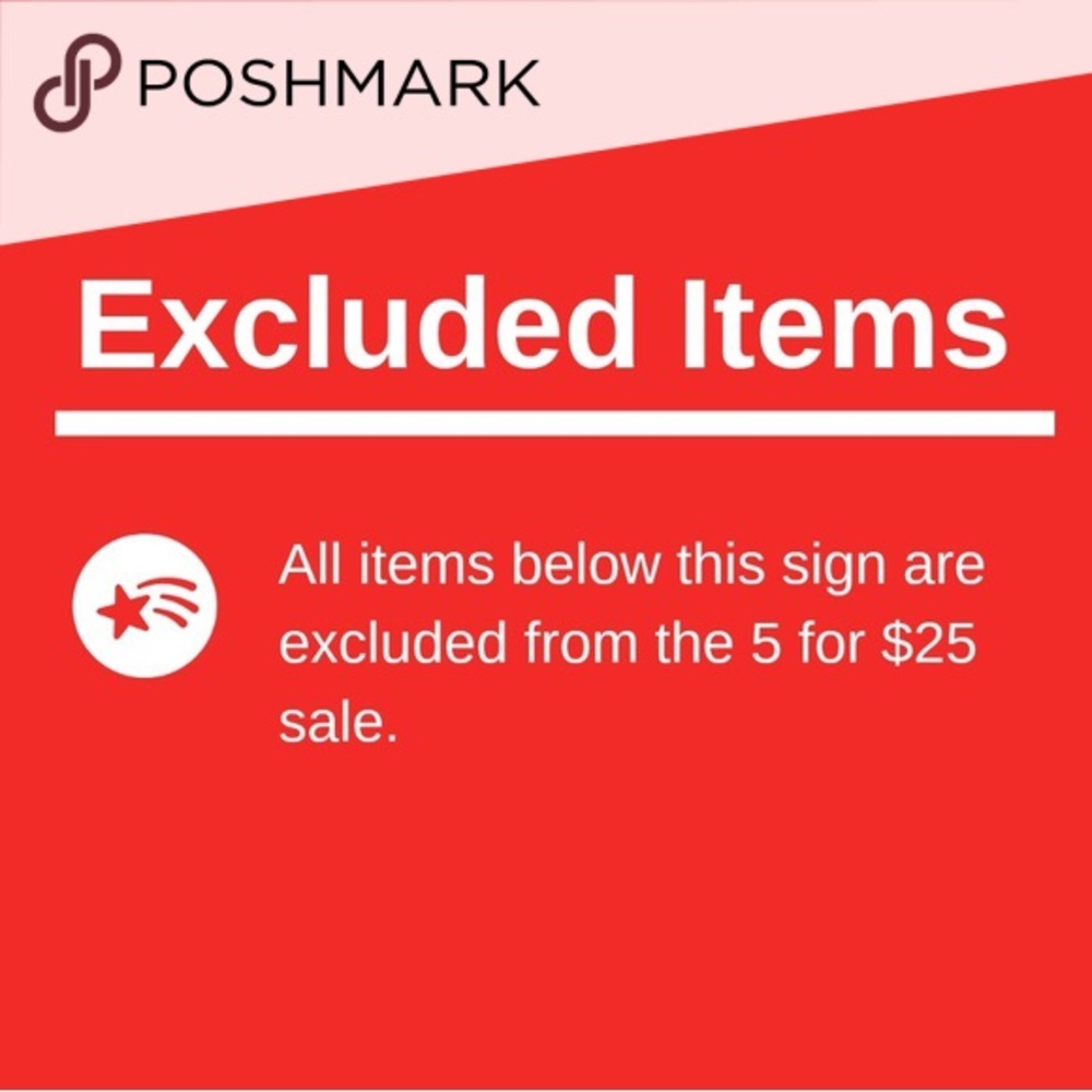 All items below excluded from Sale!